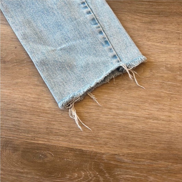 Revice light blue high waisted straight/ skinny leg jeans - Picture 3 of 6